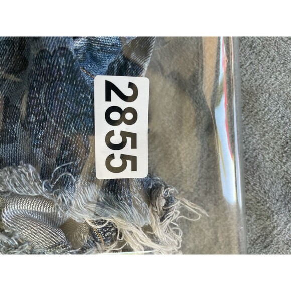 Citizens of Humanity Chloe Jean Shorts Womens 27 Blue Paisley Cut Off Button Fly - Picture 12 of 12